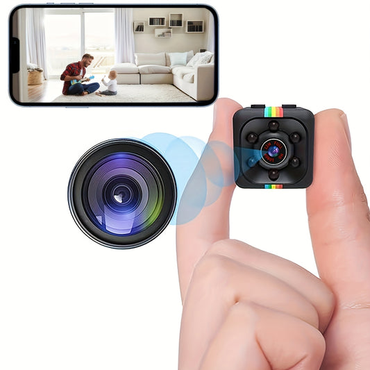 Mini HD Camera – Night Vision, Motion Detection, Audio/Video Recording, Home Security