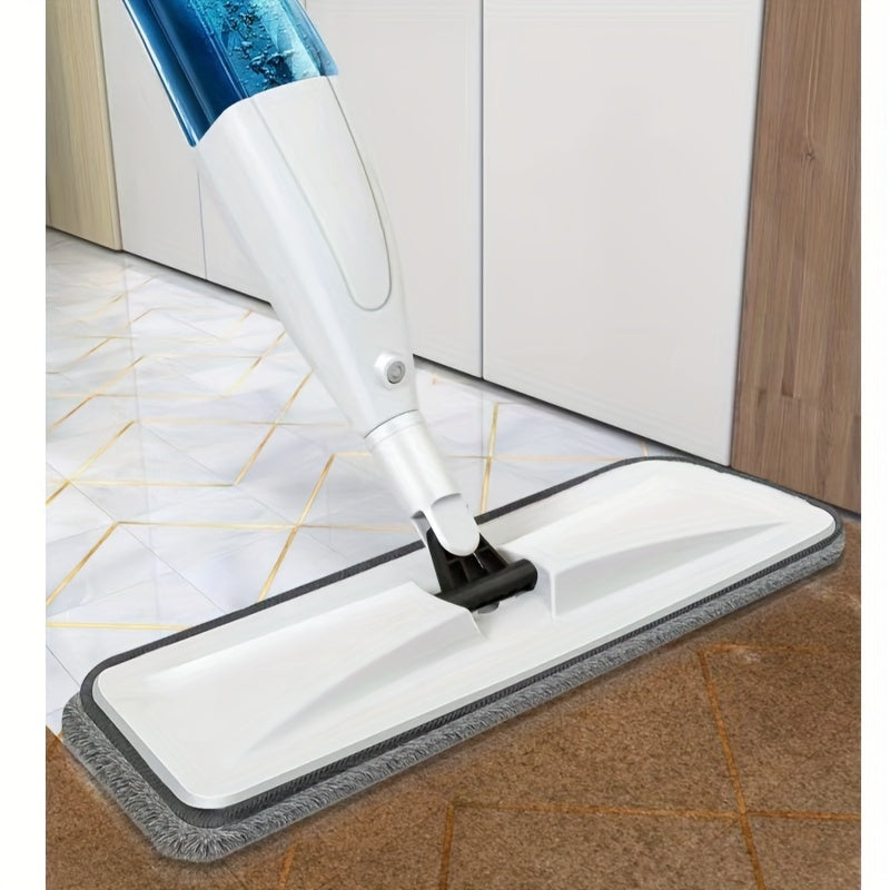 Versatile 2-in-1 Spray Mop with Reusable Pads - Perfect for Wet & Dry Cleaning, Disinfection in Kitchens, Bedrooms, and Living Spaces