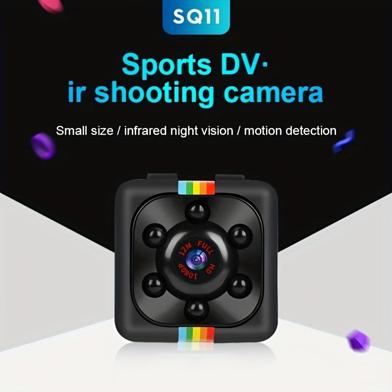 Mini HD Camera – Night Vision, Motion Detection, Audio/Video Recording, Home Security