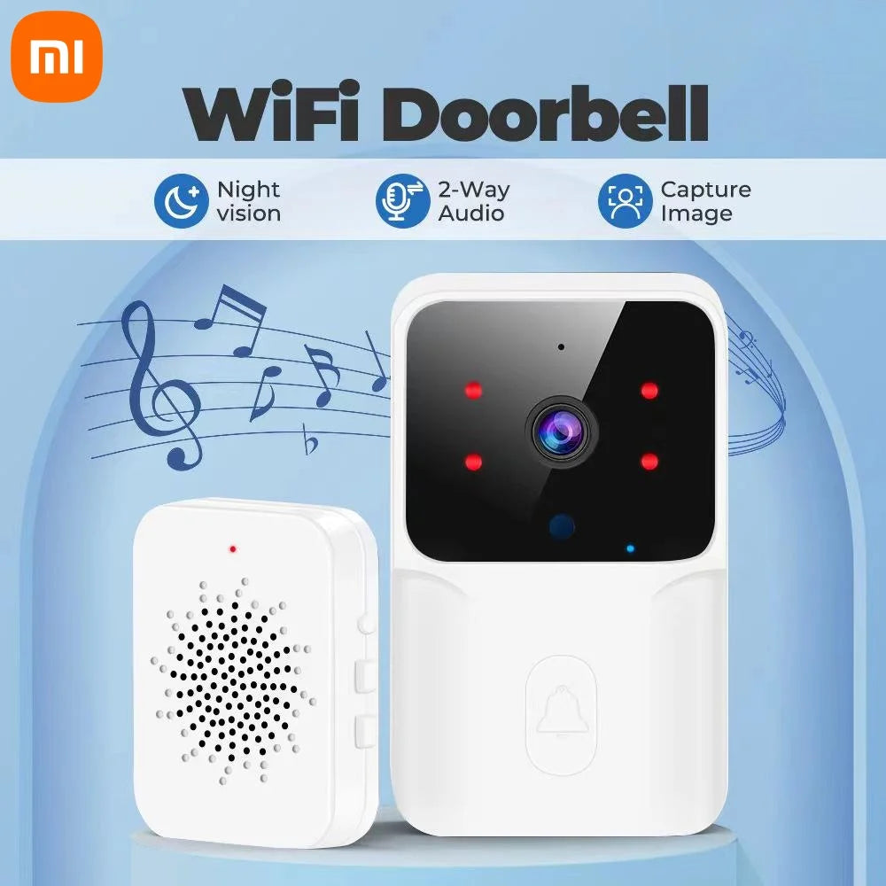 Xiaomi Doorbell With Camera Wireless Video Doorbell WIFI HD Outdoor Phone Door Bell Camera Security Intercom Free Cloud Storage