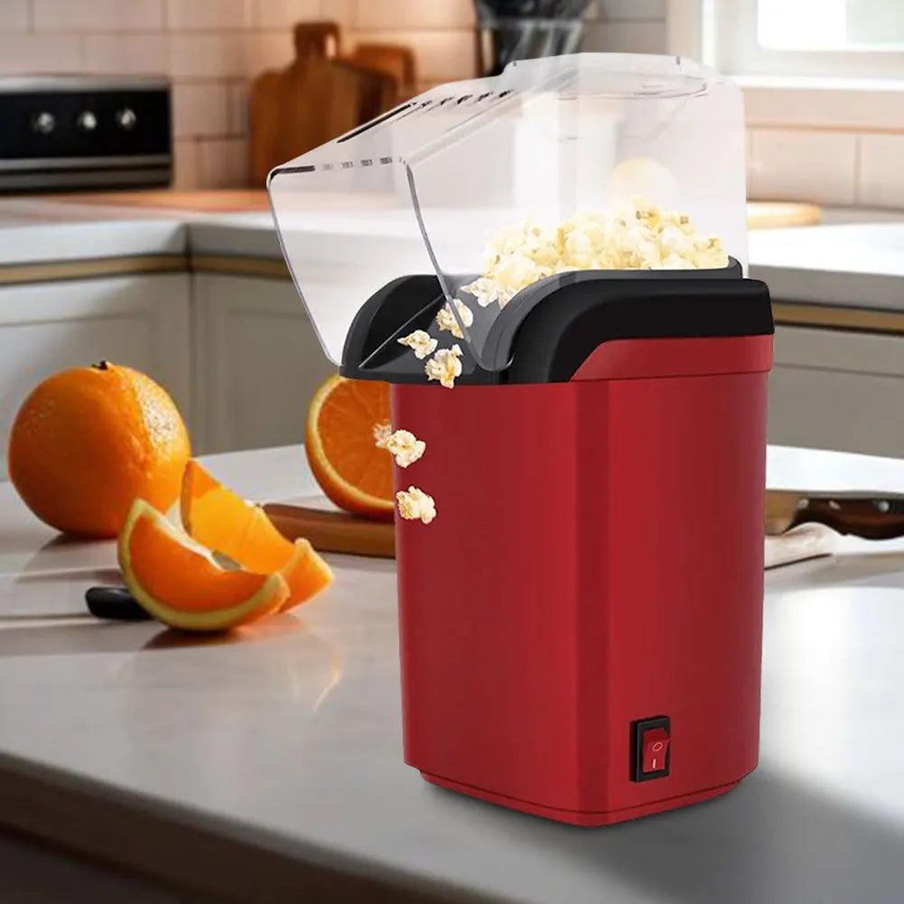 Premium Electric Popcorn Maker – Fast, Healthy & Fully Automatic Air Popper for Home & Kitchen