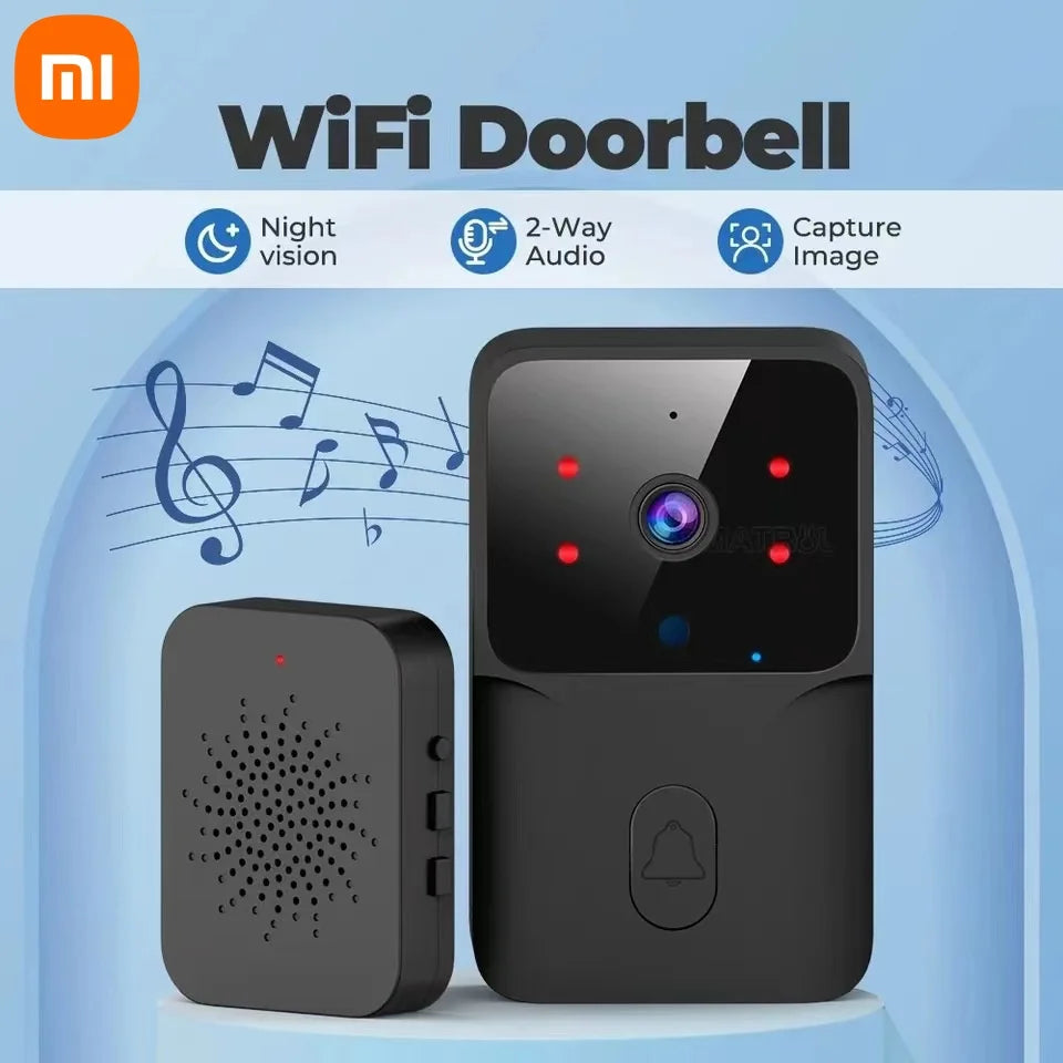 Xiaomi Doorbell With Camera Wireless Video Doorbell WIFI HD Outdoor Phone Door Bell Camera Security Intercom Free Cloud Storage