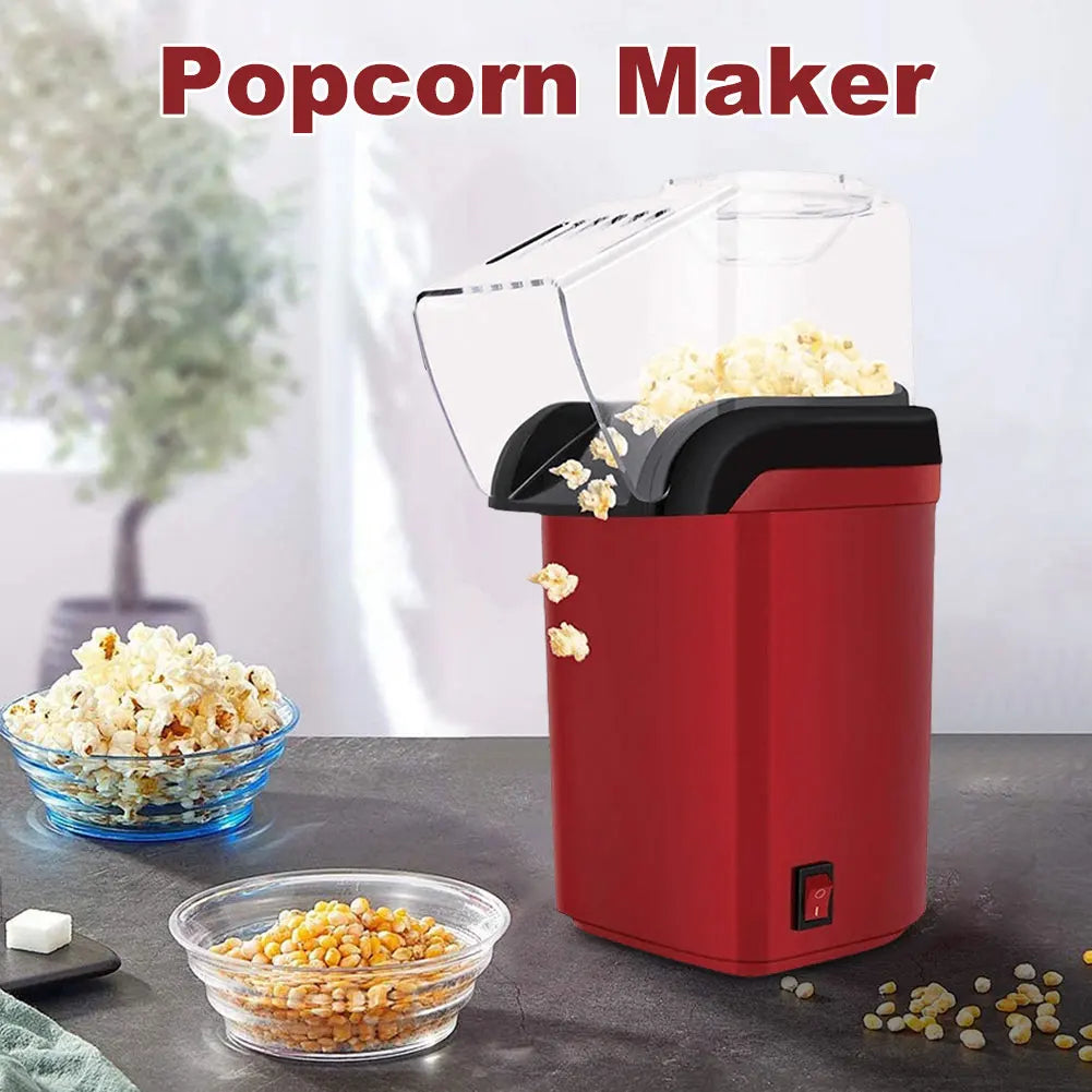 Premium Electric Popcorn Maker – Fast, Healthy & Fully Automatic Air Popper for Home & Kitchen