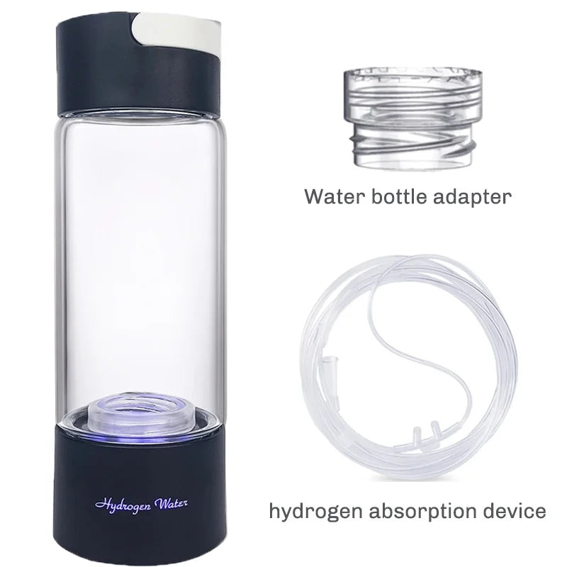 Hydrogen-Rich Water Cup Portable Electric Hydrogen Rich Water Generator Bottle Titanium Quality Filter Healthcare Water Cup USB