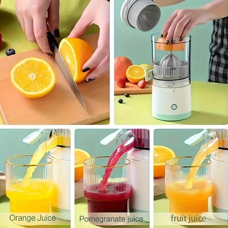 Portable Electric Juicer USB Charging Orange Lemon Fruit Blender Mini Household Juice Squeezer Mixer Citrus Juicer for Travel